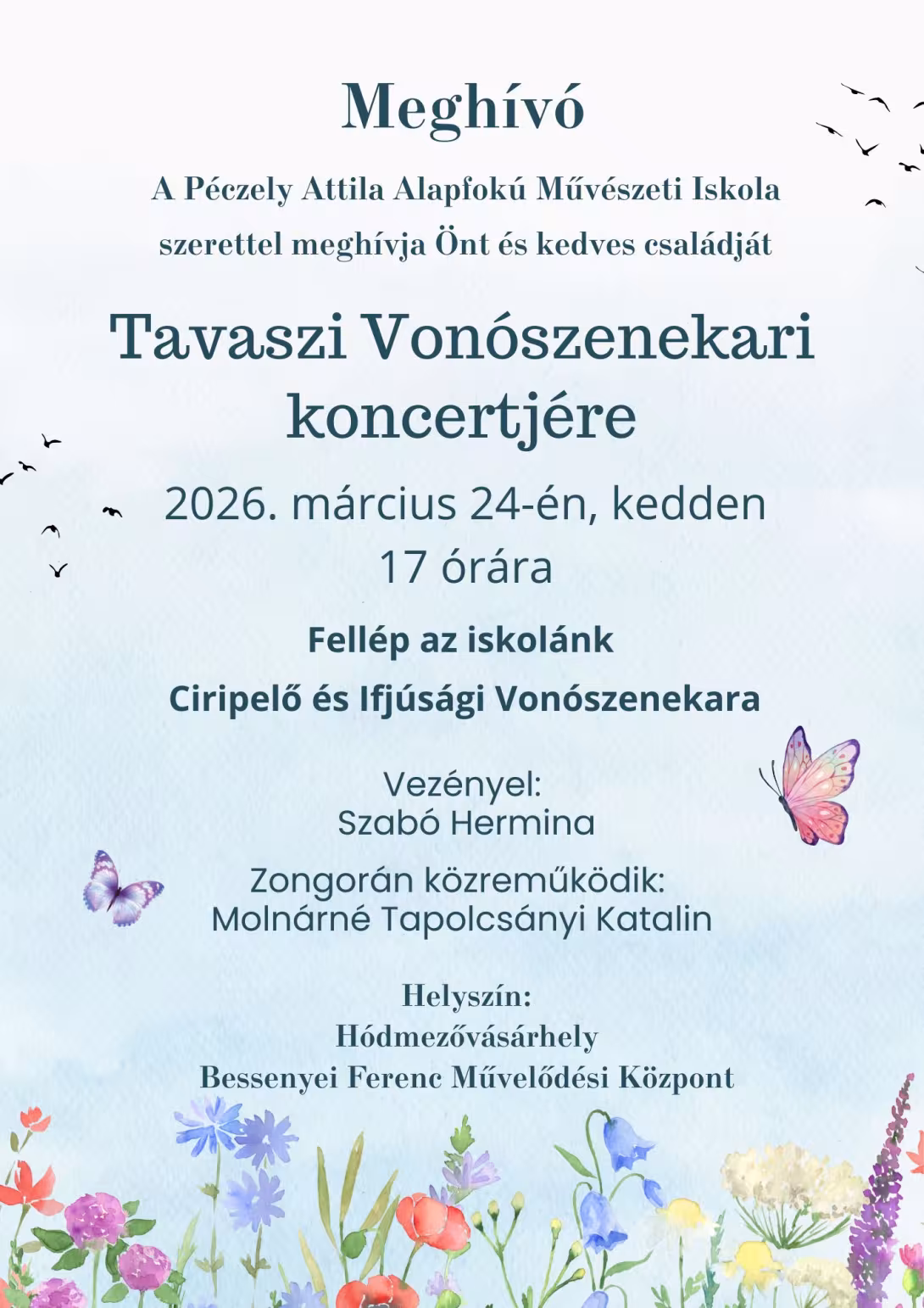 Tavaszi Vonószenekari koncert