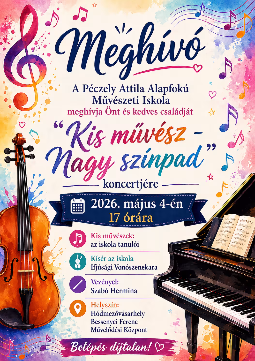 Kis művész - Nagy színpad